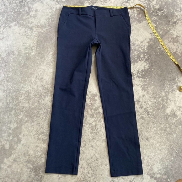 Pivotte Technical Stretch 24/7 Navy Blue Bordeaux Trouser Pants Size 12 - Picture 1 of 11